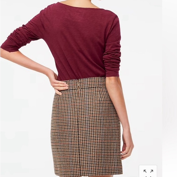 J.Crew Factory Wool Mini Skirt - Picture 2 of 3